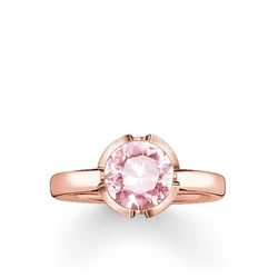 Γυναικείο Δαχτυλίδι Thomas Sabo 034-540-9-52 (52) από Ασήμι Rose Gold, Rose