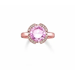 Γυναικείο Δαχτυλίδι Thomas Sabo 038-633-9-54 (54) από Ασήμι Silver, Rose Gold