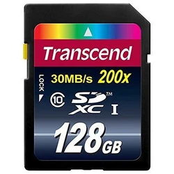 Κάρτα Μνήμης SDXC 128GB Transcend Class 10