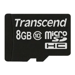 Κάρτα Μνήμης microSDHC Transcend 8GB Class 10