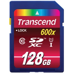 Κάρτα Μνήμης SDXC 128GB Transcend Class10 UHS-I 600x Ultimate