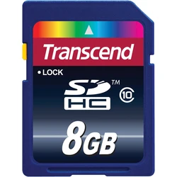 Κάρτα Μνήμης SDHC 8GB Transcend Class 10