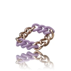 Γυναικείο Βραχιόλι Time Force Ts5148Bp από Ατσάλι Lila/Bronze