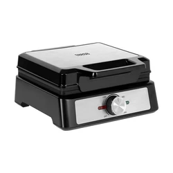 Βαφλιέρα Teesa 2 θέσεων 1600W inox με ρύθμιση ισχύς