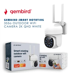 Κάμερα IP Gembird Smart Rotating 355o Outdoor 2k Qhd White