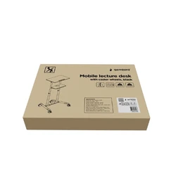 Φορητό Γραφείο Laptop Gembird With Caster Wheels Black 