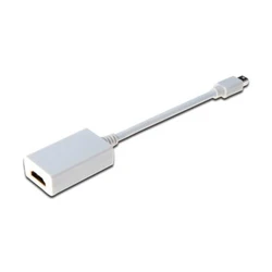 Καλώδιο MiniDisplayPort Assmann Electronic - HDMI, 0.15m mini White