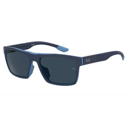 Under Armour Acetech Unisex Γυαλιά Ηλίου με Μπλε Κοκκάλινο Σκελετό και Μπλε Φακό