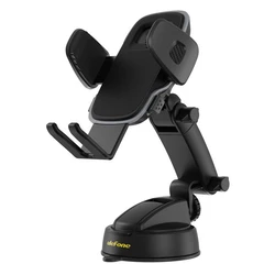 Ulefone Armor Mount Βάση Κινητού Αυτοκινήτου με Ρυθμιζόμενα Άγκιστρα Μαύρη UAN16