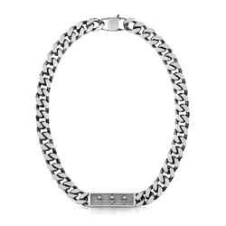 Ανδρικό Κολιέ Guess Umn70002 (45cm) από Ατσάλι Silver