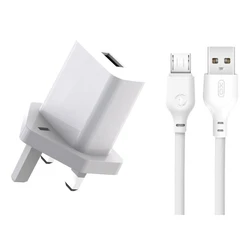 XO Φορτιστής με Καλώδιο Micro L99 UK 2.4A