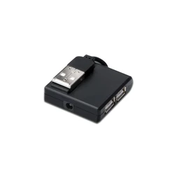 USB Hub DIGITUS, USB2.0 black 4 Θυρών