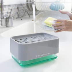 InnovaGoods Θήκη για Σφουγγάρι Πλαστική σε Γκρι Χρώμα Pushoap V0103313