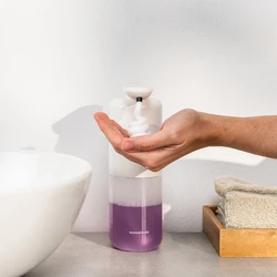 InnovaGoods Bitefom Επιτοίχιο Dispenser Αφρού Κουζίνας Πλαστικό με Αυτόματο Διανομέα Διάφανο 350ml