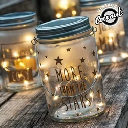 BigBuy Home Μπουκάλι LED Vintage Coconut