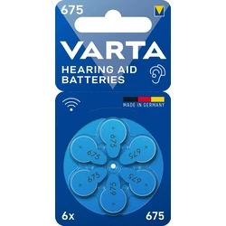 Μπαταρίες Ακουστικών Βαρηκοΐας Varta Hearing Aid 675 (6 τμχ)