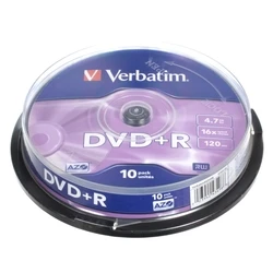 DVD+R Verbatim 4.7GB 10 Τεμαχια