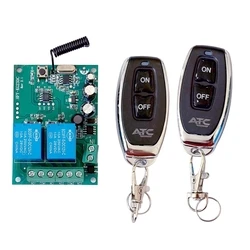 Δικάναλος Δέκτης Εντολών ATC KIT Με 2 Κοντρόλ KG1285V (12V εως 85V)