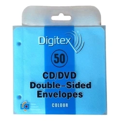 Default Digitex Double Sided CD DVD Envelopes