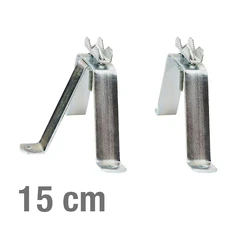 Βάση τοίχου Vikar 21003 για στήριξη ιστού, ατσάλινη, 15cm, 2τμχ