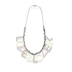 Γυναικείο Κολιέ Victorio & Lucchino Vj0310Co Resin Cream