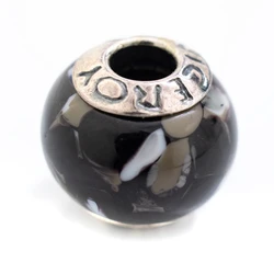 Γυναικείο Charm Viceroy Vmb0026-25 (1cm) από Ασήμι White, Black, Gray