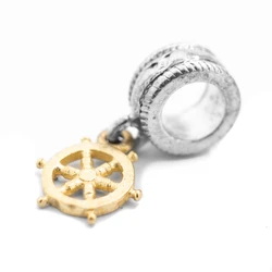 Γυναικείο Charm Viceroy Vmf0019-10 (1cm) από Ασήμι Gold Plated