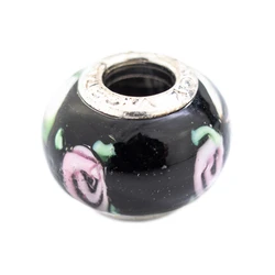 Γυναικείο Charm Viceroy Vmm0118-25 (1cm) από Ασήμι Black, Pink, Green