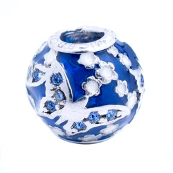 Γυναικείο Charm Viceroy Vmm0232-33 (1cm) από Ασήμι Silver, White, Blue