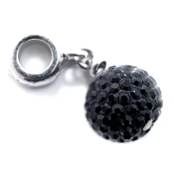 Γυναικείο Charm Viceroy Vmm0261-05 (1cm) από Ασήμι Silver, Black