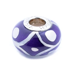 Γυναικείο Charm Viceroy Vmm0280-17 (1cm) από Ασήμι Purple