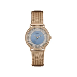 Γυναικείο Ρολόι Guess W0836L1 (36mm) Μεταλλικό Μπρασελέ Ροζ