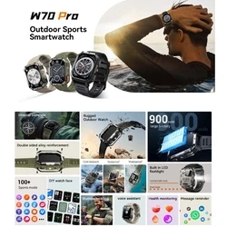 Smartwatch Blackview Multi-Function With Flashlight Compass & Health Green