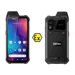 UNIWA Smartphone W888 6.3 HD Plus 4 64GB Atex Zone 2 IP68 Black