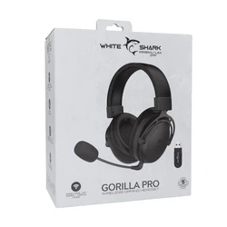 Gaming Headset White Shark Triple Mode Wireless/Bt/3.5mm Gaming Wgh-2443 Black