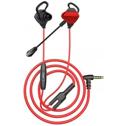 Gaming Headset White Shark IN-EAR + Microphone EAGLE Black/RED