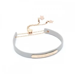 Γυναικείο Βραχιόλι Mr. Wonderful Wj30202 (19Cmk) από Ατσάλι Pink