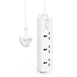 Πολύπριζο Ασφαλείας XO WL17 (UK) long row 3AC socket with switch