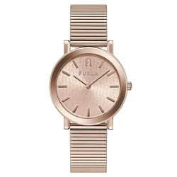 Γυναικείο Ρολόι Furla Ww00003008L3 (38mm) Μεταλλικό Μπρασελέ Ροζ
