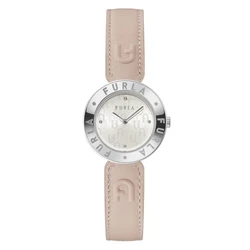 Γυναικείο Ρολόι Furla Ww00004004L1 (30mm) Δερμάτινο Λουράκι Ροζ