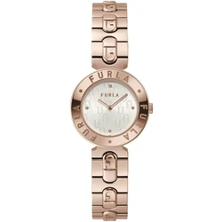 Γυναικείο Ρολόι Furla Ww00004008L3 (30mm) Μεταλλικό Μπρασελέ Ροζ