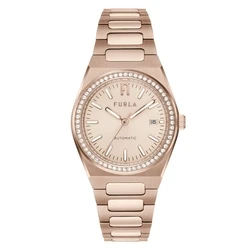 Γυναικείο Ρολόι Furla Ww00012002L3 (38mm) Μεταλλικό Μπρασελέ Ροζ