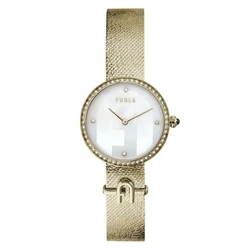 Γυναικείο Ρολόι Furla Ww00022001L2 (32mm) Μεταλλικό Μπρασελέ Χρυσό