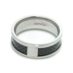 Γυναικείο Δαχτυλίδι Xenox X1482-54 (54) από Ατσάλι Black
