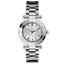 Ρολόι Unisex GC X42107L1S (34mm) Μεταλλικό Μπρασελέ Ασημί