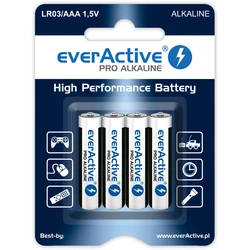 Μπαταρία Αλκαλική AAA / LR03 everActive Pro - 4 pieces (blister)