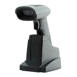 Barcode Scanner Gtcodestar X-1901B με Βάση, 1D & 2D, Ενσύρματο & Ασύρματο, 2000mAh, Μαύρο