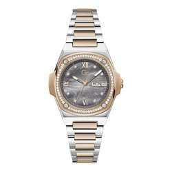 Γυναικείο ρολόι GC Y98001L5MF (36mm) - Quartz, Ανοξείδωτο ατσάλι, Γκρι καντράν