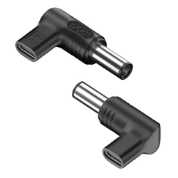 Αντάπτορας Τροφοδοσίας Powertech YX-07, USB-C σε HP 7.4x5mm, μαύρος