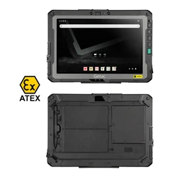 Tablet Getac Zx10-Ex, 10.1", 4/64GB, 4G, 9980mAh, IP66/Mil-Std-810H/Atex/Iecex, Android 13, Μαύρο